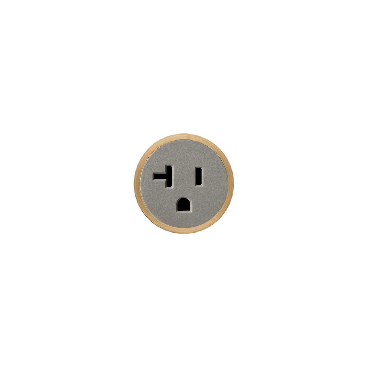 Prado Unifit Single Hardwired Outlet with Trim Ring