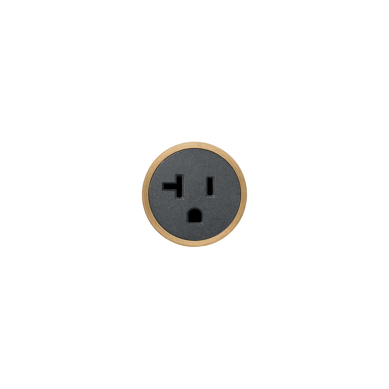 Prado Unifit Single Hardwired Outlet with Trim Ring