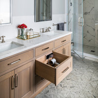 Thumbnail for 20 amp Blade Outlet installed in vanity with devices connected