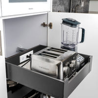 Thumbnail for 20 amp Blade Outlet installed in kitchen with appliances connected