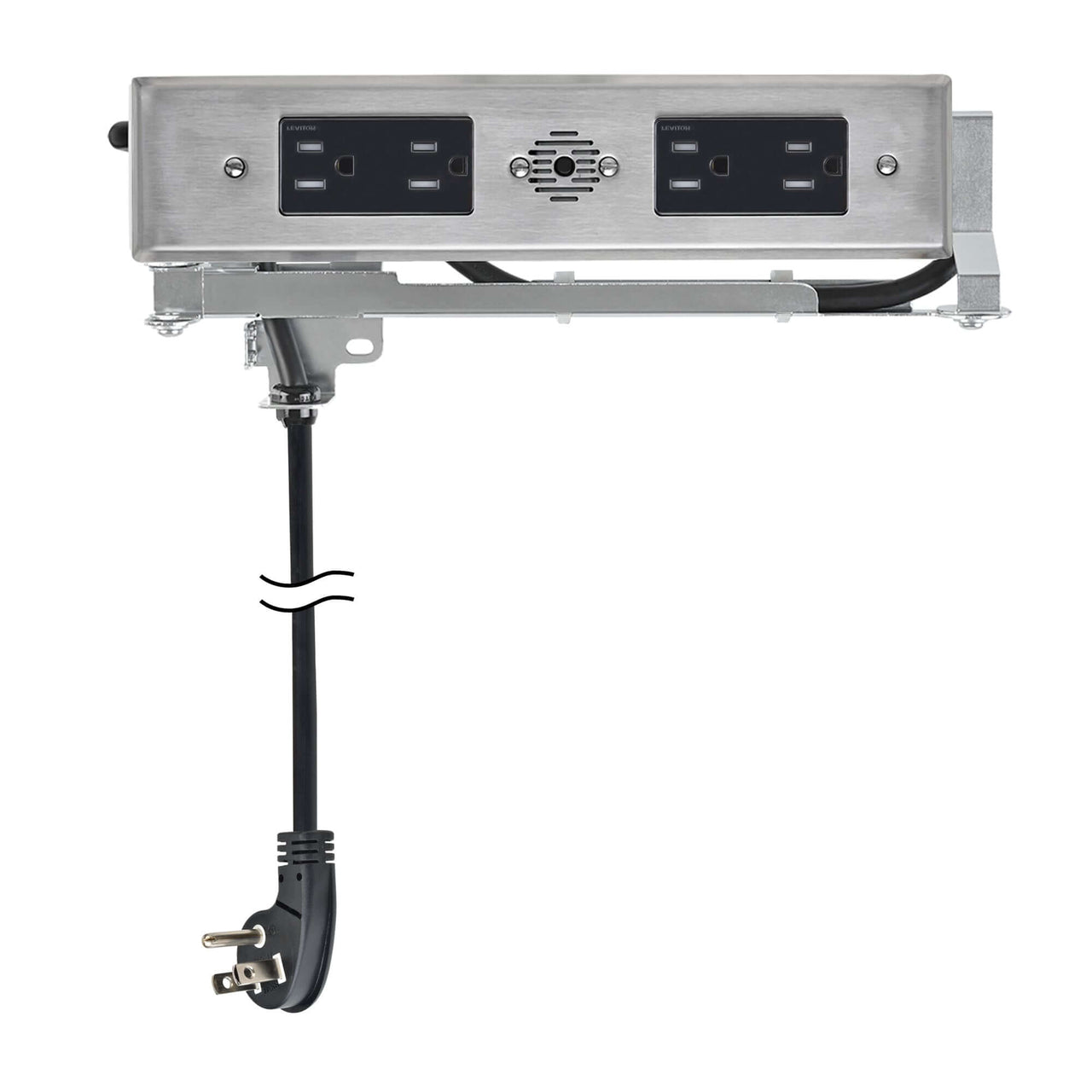 15 amp Blade Duo Outlet stainless steel variant