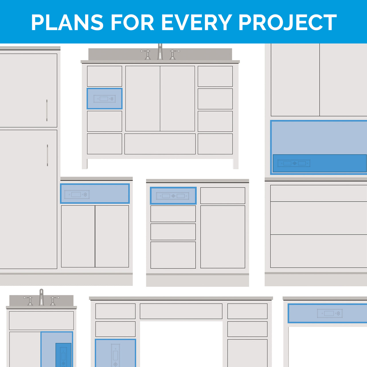 20 amp Blade In drawer Outlet project plans diagram